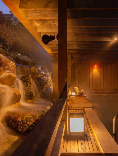 温泉グランピング